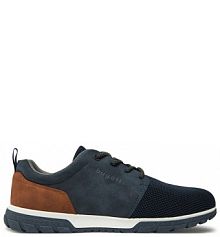 Sneakersy Bugatti granatowe męskie 