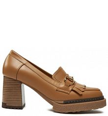 Półbuty na obcasie R.Polański brązowe damskie 