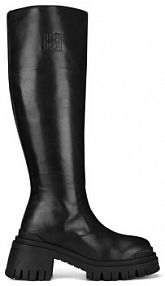 Kozaki na obcasie Badura czarne 