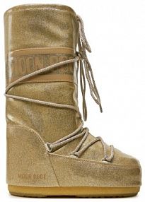 Śniegowce Moon Boot złote damskie 