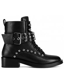 Botki Eva Minge czarne damskie 