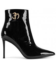 Botki na szpilce Eva Minge czarne 