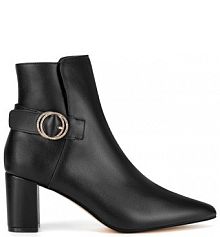 Botki na słupku Sergio Bardi czarne 