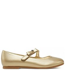 Półbuty Calvin Klein Jeans złote dziecięce 