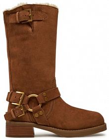 Kozaki MICHAEL Michael Kors brązowe damskie 