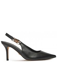 Sandały na szpilce Guess czarne 