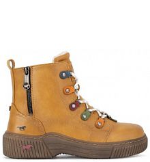 Botki Mustang żółte damskie 