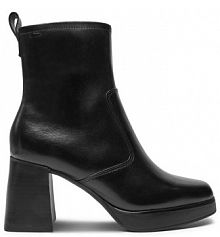 Botki na słupku Tamaris czarne 