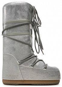 Śniegowce Moon Boot srebrne damskie 