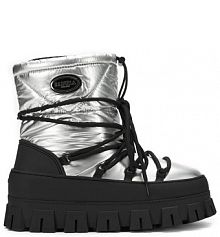 Śniegowce Badura srebrne damskie 