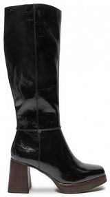 Kozaki na obcasie Tamaris czarne 