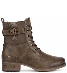 Botki Mustang brązowe damskie 