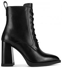 Botki na słupku Eva Minge czarne 