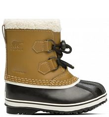 Śniegowce Sorel brązowe dziecięce 