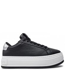 Sneakersy Calvin Klein Jeans czarne damskie 