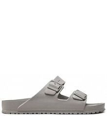 Klapki Birkenstock szare męskie 