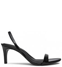 Sandały na szpilce Calvin Klein czarne 