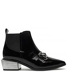 Botki R.Polański czarne damskie 