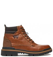 Trapery Wrangler brązowe męskie 