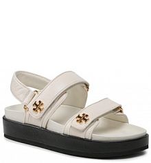 Sandały Tory Burch écru damskie 