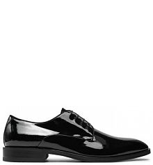 Półbuty wizytowe BOSS czarne męskie 