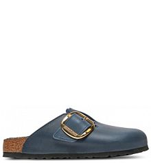 Klapki Birkenstock granatowe damskie 