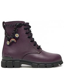 Kozaki Clarks fioletowe dziecięce 