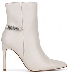 Botki na szpilce DeeZee beżowe