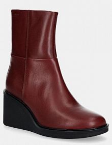 Botki na koturnie Vagabond Shoemakers  bordowy 5832.101.42