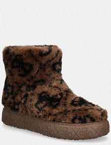 Śniegowce Guess  brązowe damskie FLFUTD.FUR10.BEIBL