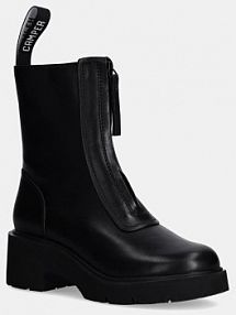 Botki na słupku Camper  czarne K400776.001