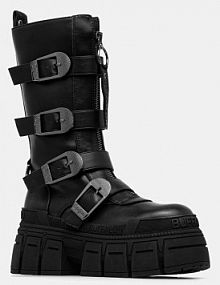 Workery Buffalo  czarne damskie 1220051.BLK