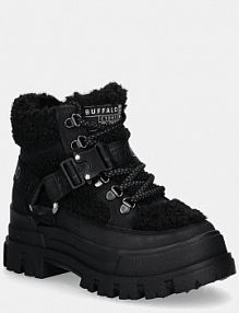 Botki Buffalo  czarne damskie 1622328.BLK