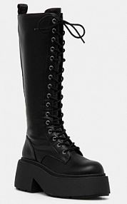 Kozaki Buffalo  czarne damskie 1622482.BLK