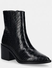 Botki na słupku Steve Madden  czarne SM11003355.066