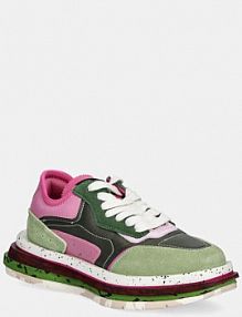 Sneakersy Desigual  zielone damskie 24WSKA15.9019