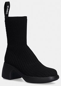 Botki na słupku Camper  czarne K400744.001