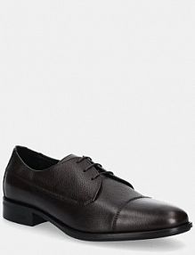 Półbuty sznurowane Boss  brązowe męskie 50529089.201