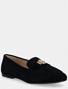 Mokasyny Lauren Ralph Lauren  czarne damskie 802946809005.001