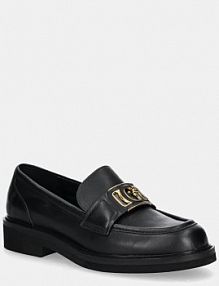 Mokasyny Guess  czarne damskie FLPSHU.LEA14.BLACK