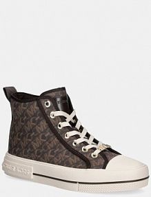 Trampki wysokie MICHAEL Michael Kors  brązowe damskie 43F4EYFE5B.200