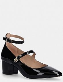 Sandały na słupku Tommy Hilfiger  czarne FW0FW08566