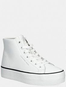 Trampki wysokie Calvin Klein Jeans  białe damskie YW0YW01634