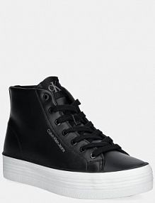 Trampki wysokie Calvin Klein Jeans  czarne damskie YW0YW01634