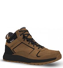Buty turystyczne męskie Quechua SH500 Mid skóra wodoodporne
