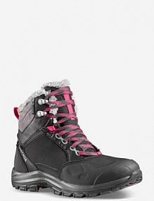 Buty turystyczne damskie Quechua SH500 mountain Mid wodoodporne