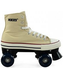 Wrotki Roces Chuck Classic Roller kremowe damskie