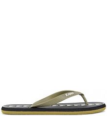 Klapki basenowe Kappa wielokolorowy męskie 371G1LW GREEN MILITARY - BLACK - WHITE