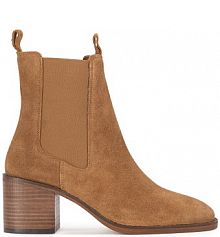 Botki na obcasie Sergio Bardi brązowe WI32-E1094-01SB