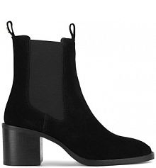 Botki na obcasie Sergio Bardi czarne WI32-E1094-01SB